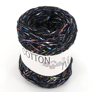 Cotton Tweed 199 schwarz