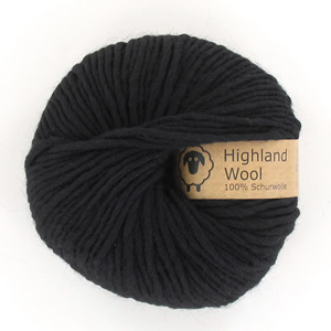 Highland Wool 199 schwarz