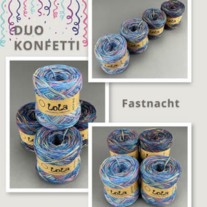 LoLa Charms Duo Konfetti Fastnacht