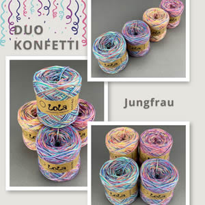 LoLa Charms Duo Konfetti Jungfrau