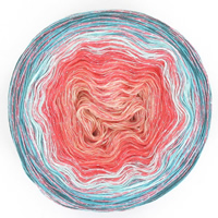 LoLa Eispfirsich Glitter Coralle + Silber