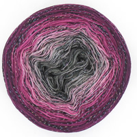 LoLa Flamingoblume Glitter Schwarz + Multicolor