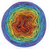 LoLa Kunterbunt Glitter Schwarz + Multicolor