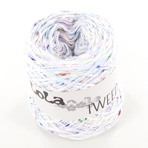 LoLa Tweed uni 30 wollweiß