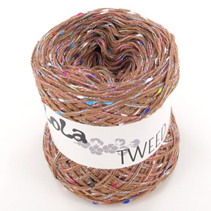LoLa Tweed uni 33 mocca