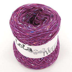 LoLa Tweed uni 38 brombeere