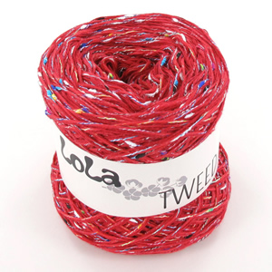 LoLa Tweed uni 39 rot
