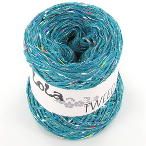 LoLa Tweed uni 41 oceangrün