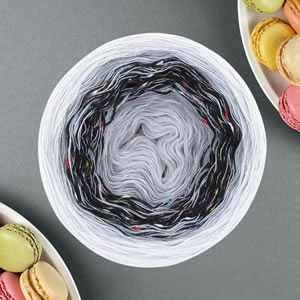 Macarons 270 Weiss Schwarz