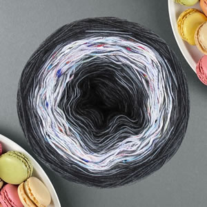 Macarons 271 Schwarz Weiss