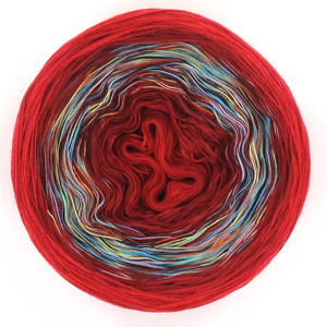 Macarons Rot Konfetti mc9