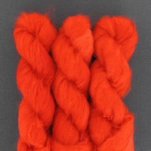 Mohair Wool orange