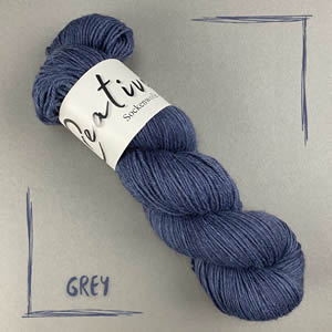 Sockenwolle uni grey