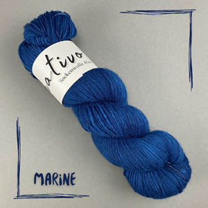 Sockenwolle uni marine