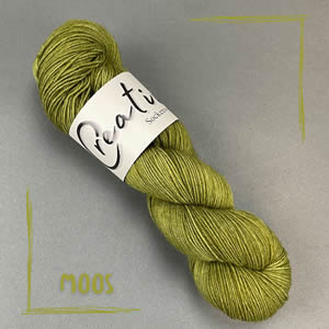 Sockenwolle uni moss