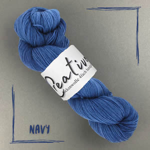 Sockenwolle uni navy