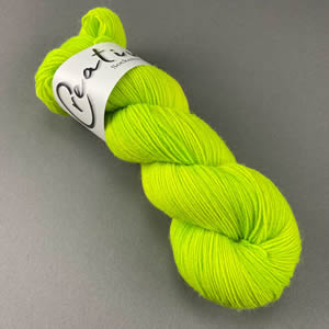 Sockenwolle uni neon-grün