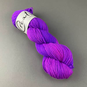 Sockenwolle uni neon-lila