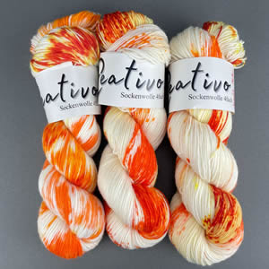 Speckle natur orange