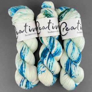 Speckle natur turquoise