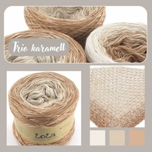 Trio karamell